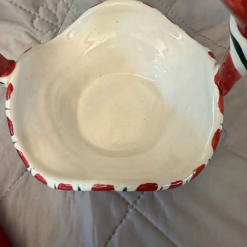 Vintage Handled candy dish by Lillian Vernon